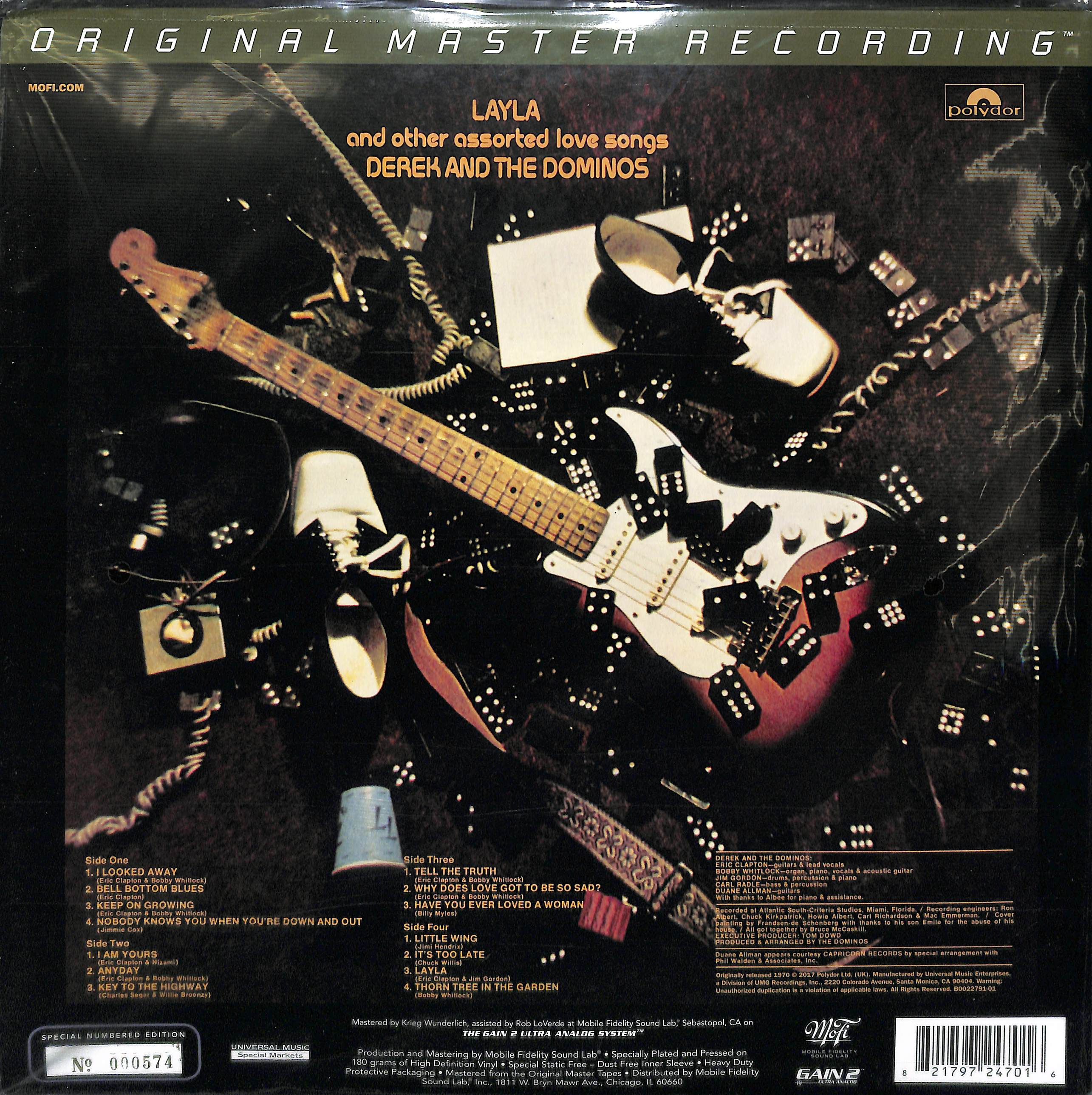 芽瑠璃堂 ＞ DEREK & THE DOMINOS 『Layla And Other Assorted Love