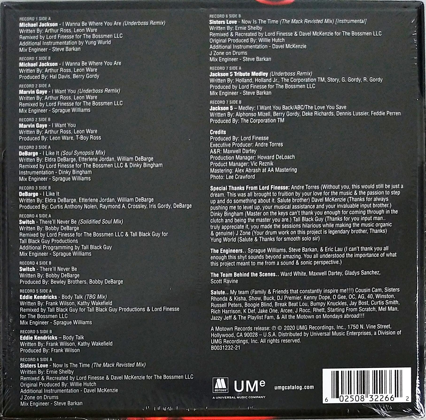 芽瑠璃堂 ＞ LORD FINESSE 『Motown State Of Mind (7inch x 7