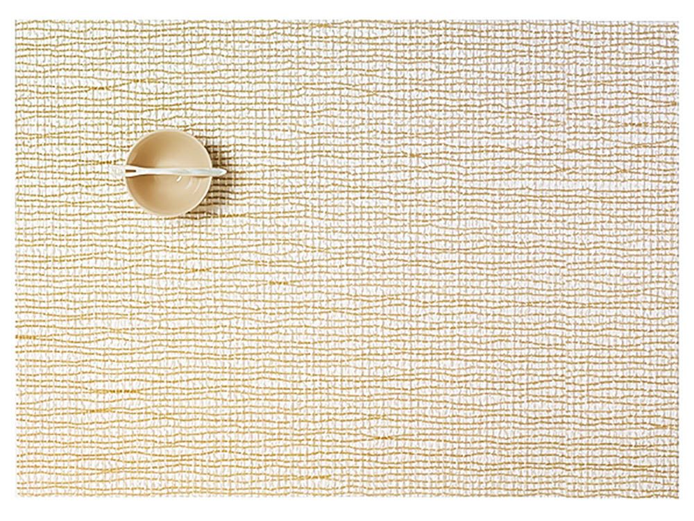 チルウィッチ ランチョンマット ラティス｜格子織りのゴールド