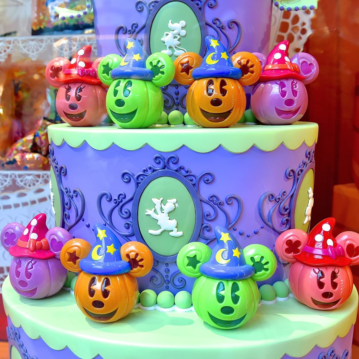 ミッキー&ミニーのかぼちゃおばけデザイン☆