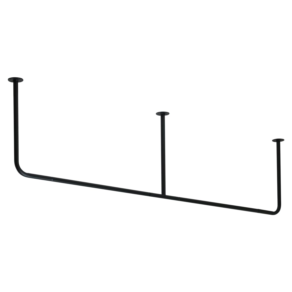 Amazon｜サンニード ワイドハンガーバー BK 黒 ブラック アイアン