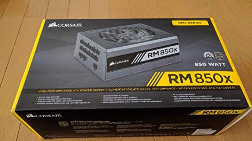 Amazon | Corsair RM850x 80PLUS GOLD認証取得 850W静音電源ユニット