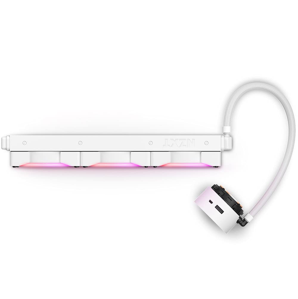 Amazon | NZXT KRAKEN Z73 ホワイト 簡易水冷CPUクーラー 液晶モニタ