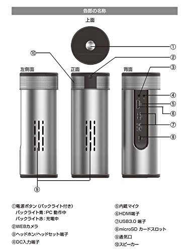 Amazon.co.jp: Diginnos DG-CANPC (ボトル型パソコン Windows 10
