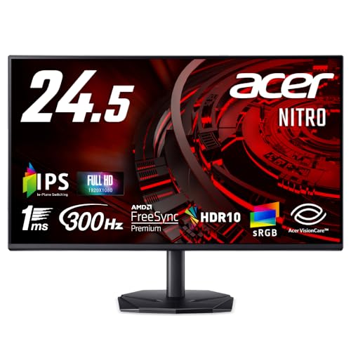 Amazon.co.jp: Acer Nitro ゲーミングモニター 24.5インチ フルHD 非