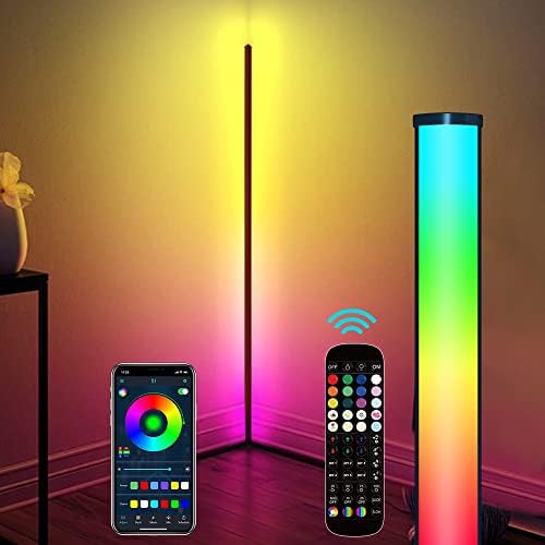 Amazon.co.jp : LEDコーナーフロアスタンドライト 20W 146 CM RGBW変色