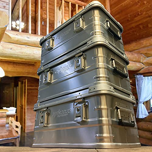 Amazon.co.jp: ☆CHANODUG OUTDOOR☆スタッキング アルミ コンテナ