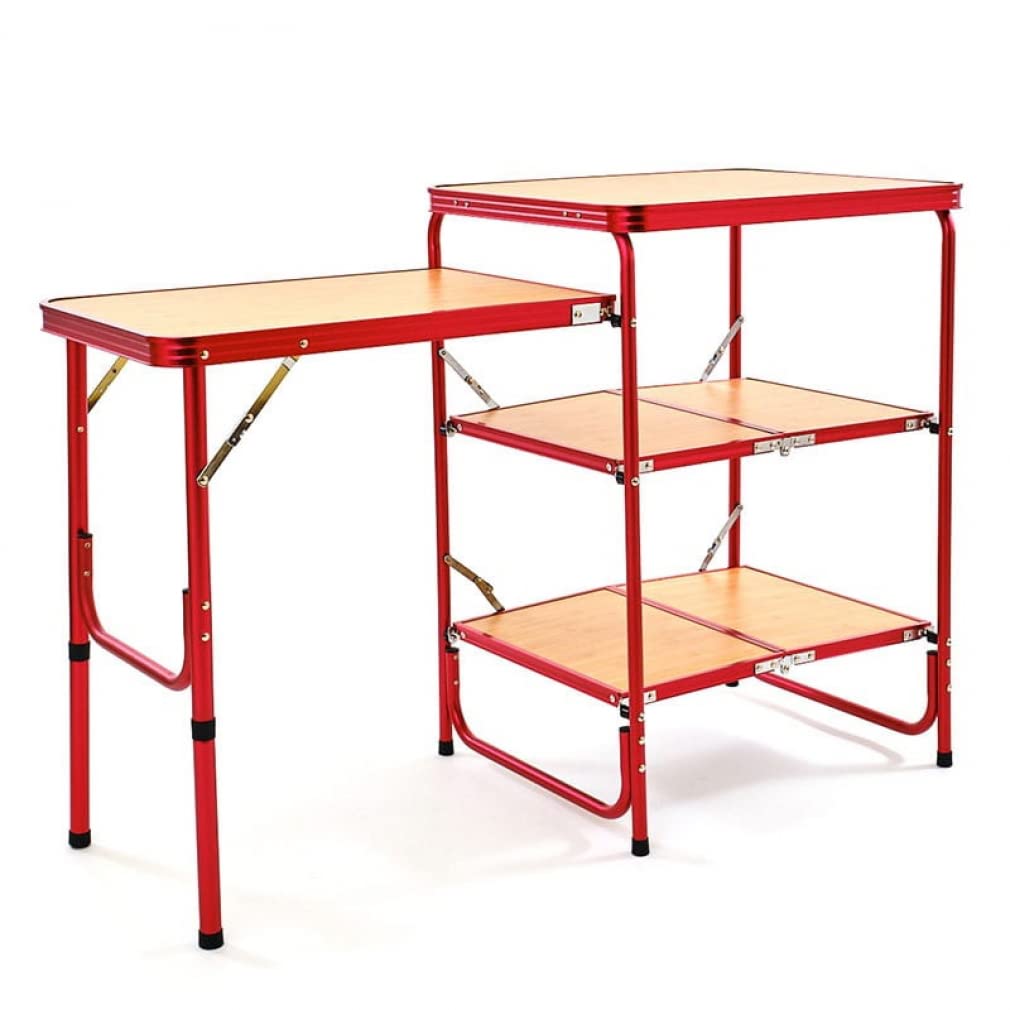 Amazon | チャムス (CHUMS) オーガナイザーテーブル レッド CH62-1720