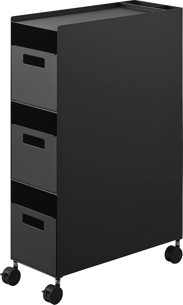 Amazon.co.jp: 山崎実業(Yamazaki) 【完成品 キャスターのみ取り付け