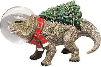 Amazon.co.jp: ダルトン(Dulton) スノードーム クリスマス 恐竜 ダイナ