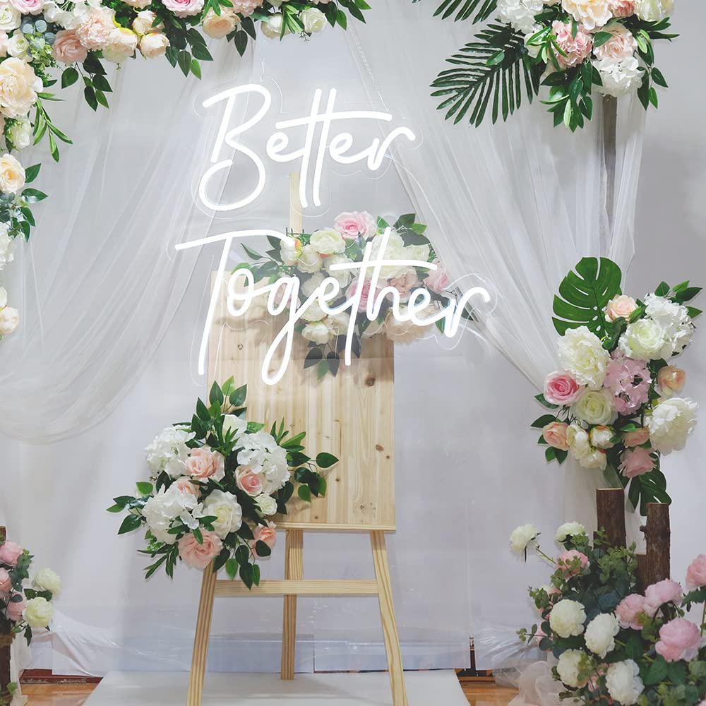 Amazon | Better Together ネオンサイン、結婚披露宴の装飾ライト