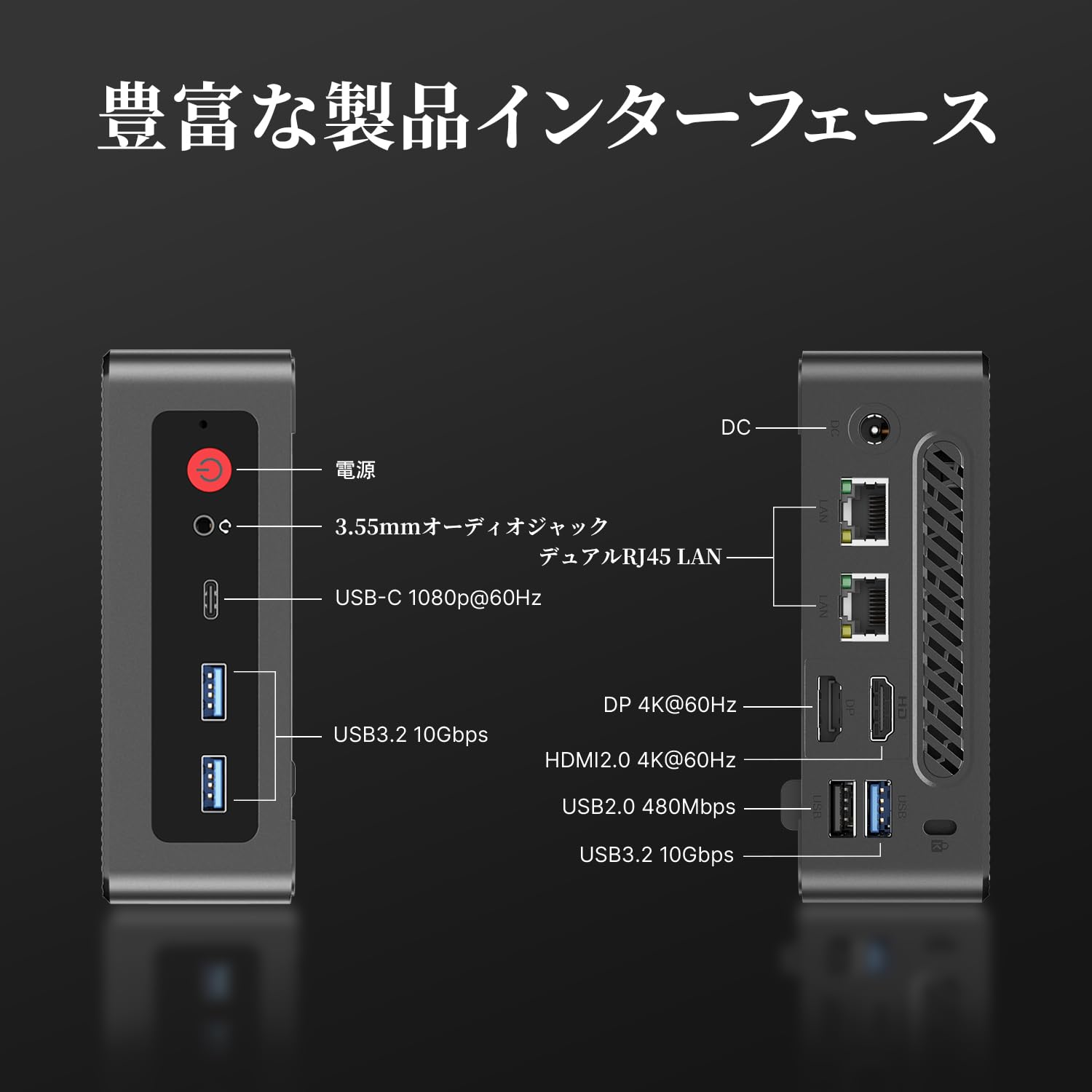 Amazon.co.jp: Magicnuc ミニPC Ryzen 5 3550H ミニパソコン 4コア/8