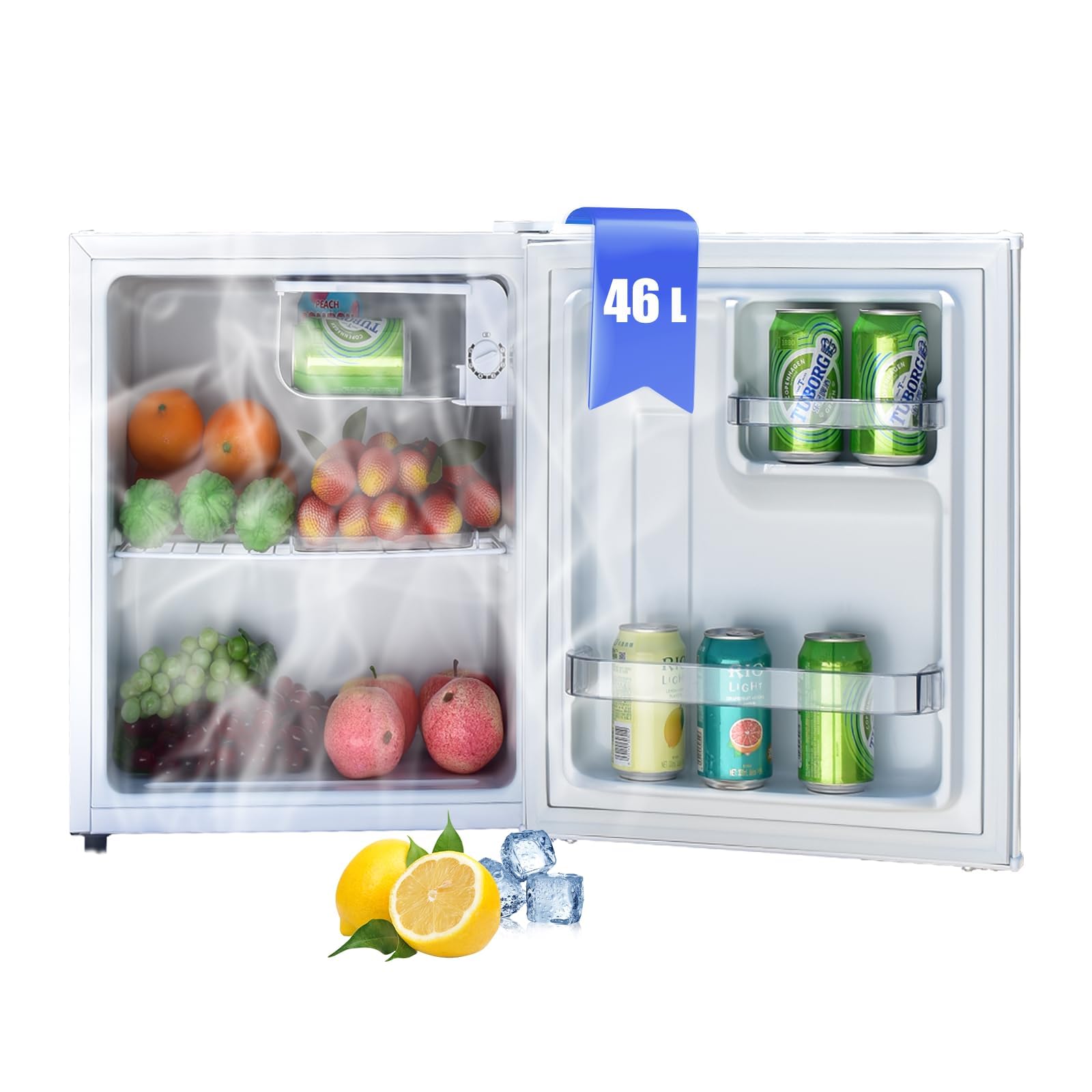 Amazon | Smad 小型冷蔵庫1ドア 冷蔵庫 小型 46リットル 超薄型