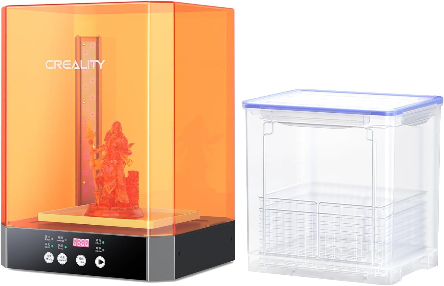 Amazon | Creality 3Dプリンタ 洗浄硬化 UW-03 光造形 3Dプリンター 2