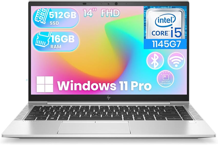 Amazon.com: HP EliteBook 840 G8 Laptop, 14-inch FHD Display, Intel