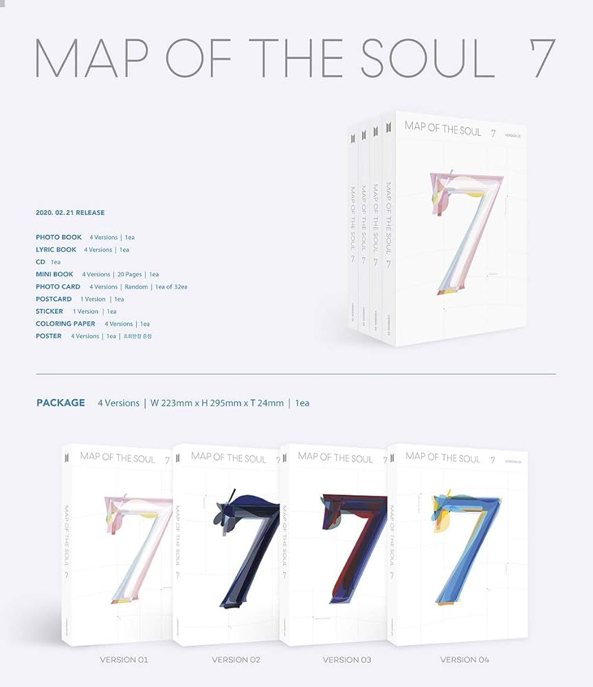 BTS - Map Of The Soul: 7 - Version 2: Amazon.in: Office Products}
