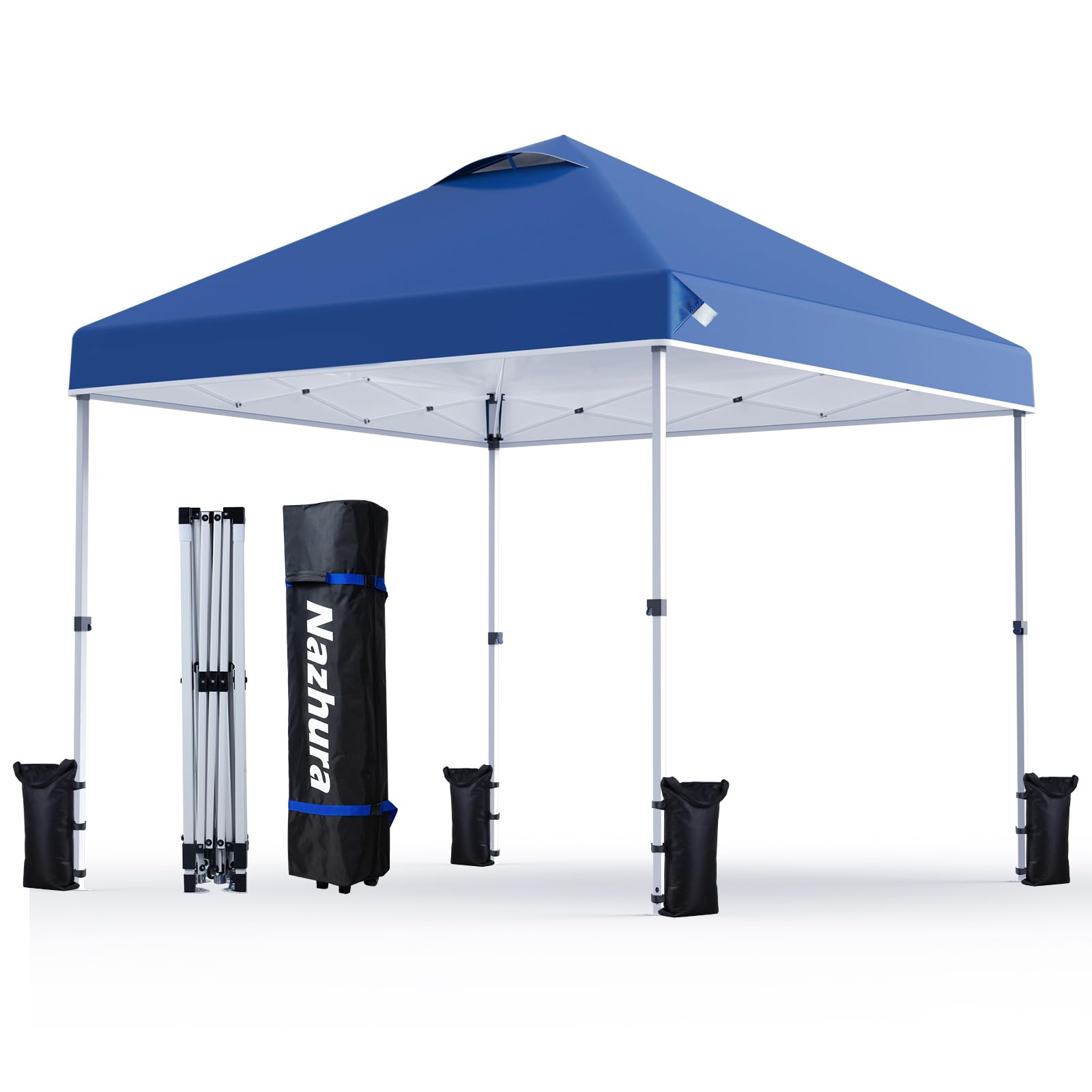 Amazon.com: Nazhura 10' x 10' Pop Up Canopy Tent with Sand Weight