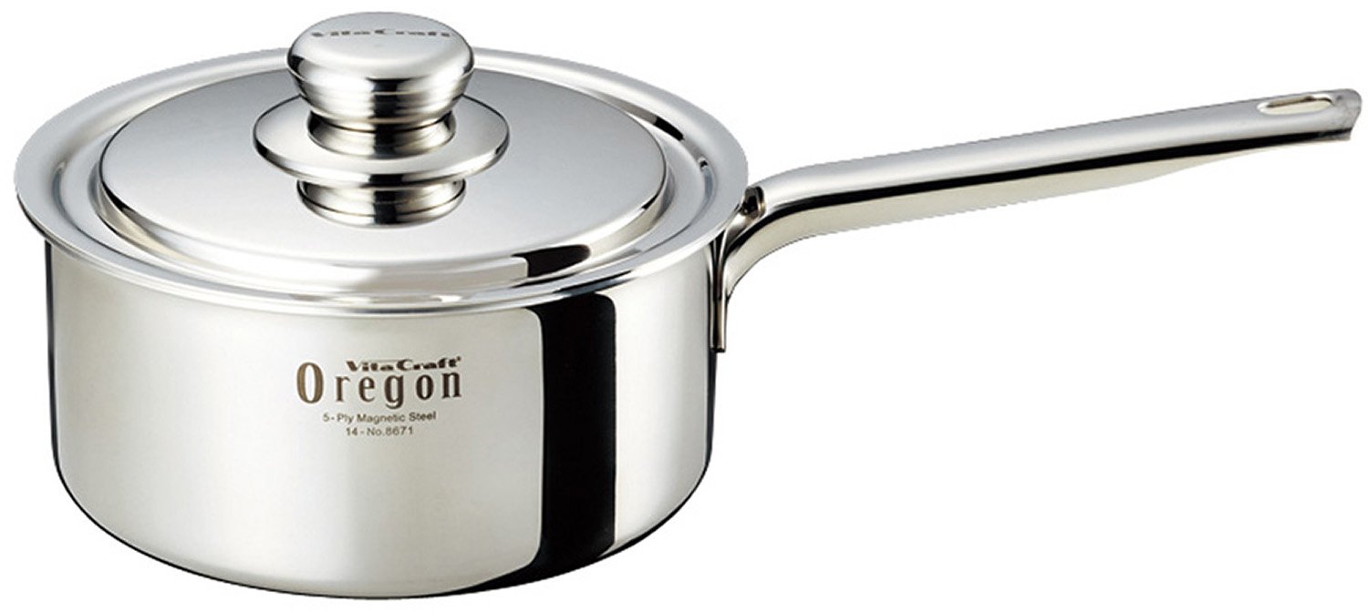 Amazon.co.jp: ビタクラフト 片手鍋 IH対応 ステンレス 10年保証 18cm