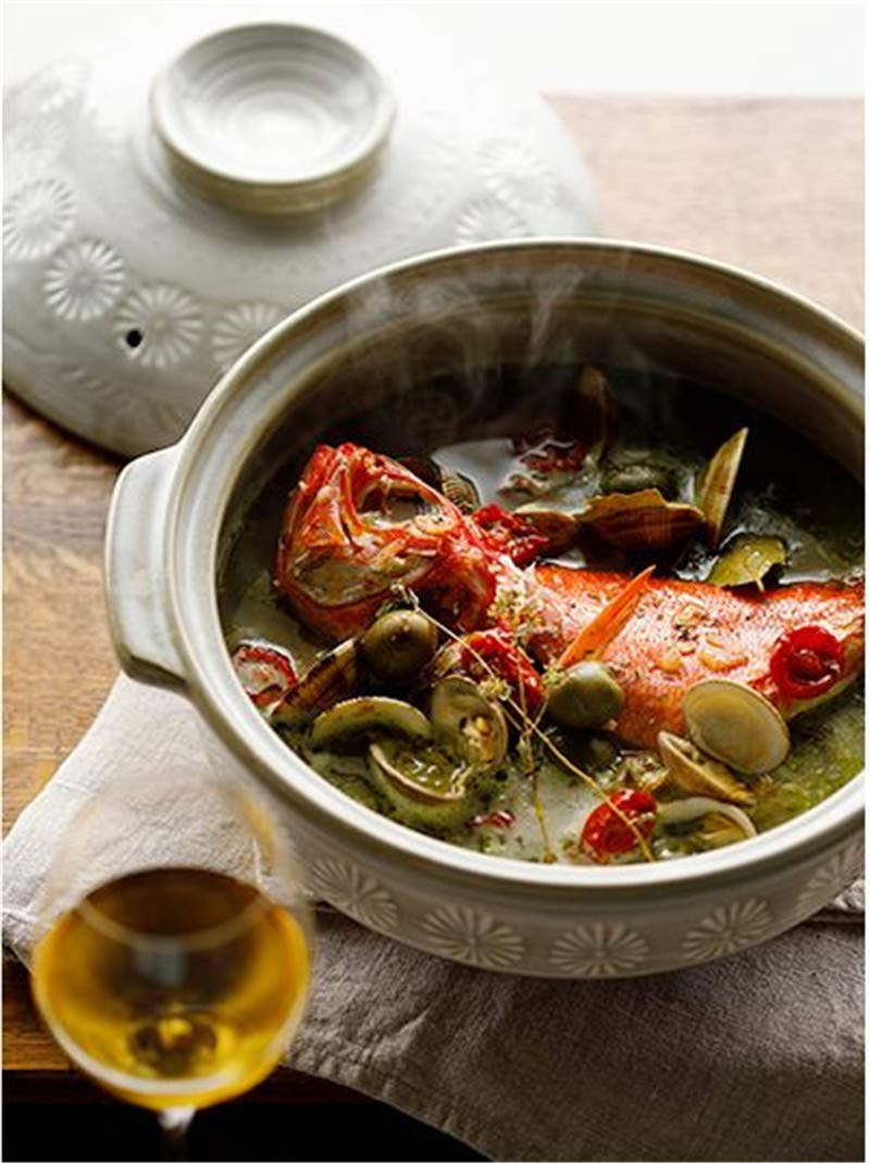 Amazon｜銀峯陶器 土鍋 11号 萬古焼 花三島 直火｜土鍋 オンライン通販