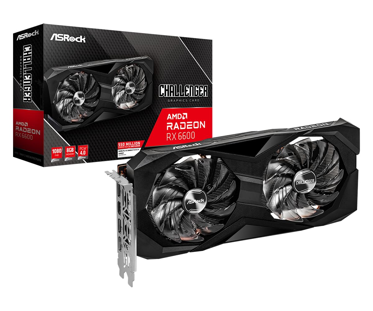 Amazon.com: ASRock AMD Radeon RX 6600 Challenger D 8GB GDDR6