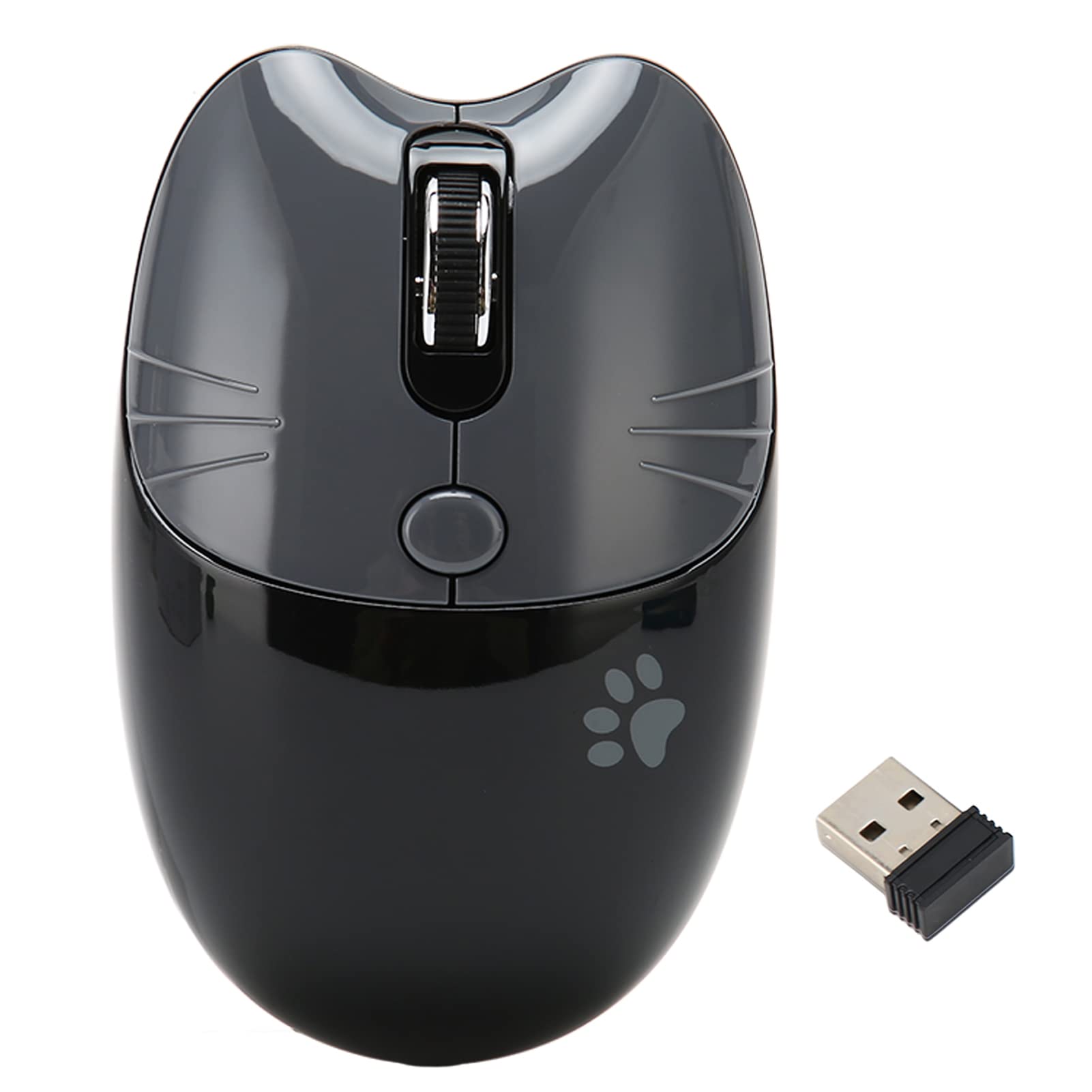 Amazon.co.jp: 猫コンピュータマウス、Bt5.1または2.4ghz猫マウス