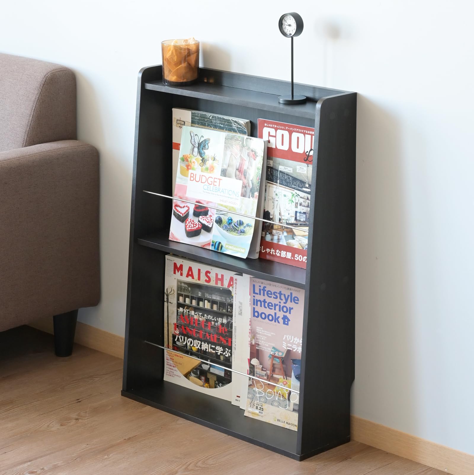 Amazon｜山善(YAMAZEN) ラック マガジンラック ディスプレイラック