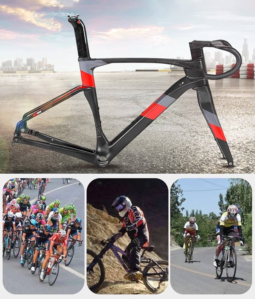 Amazon.co.jp: ロードバイク カーボンフレームセット 700C ロード