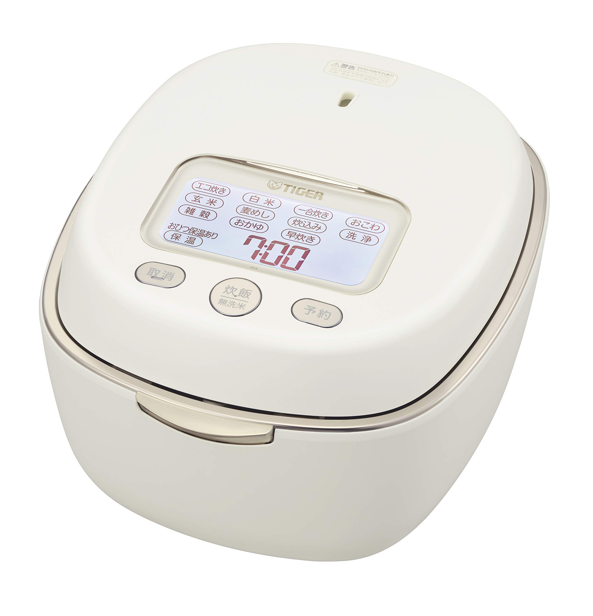 Amazon | 炊飯器 タイガー魔法瓶(TIGER) 5.5合 土鍋圧力IH式 土鍋ご泡