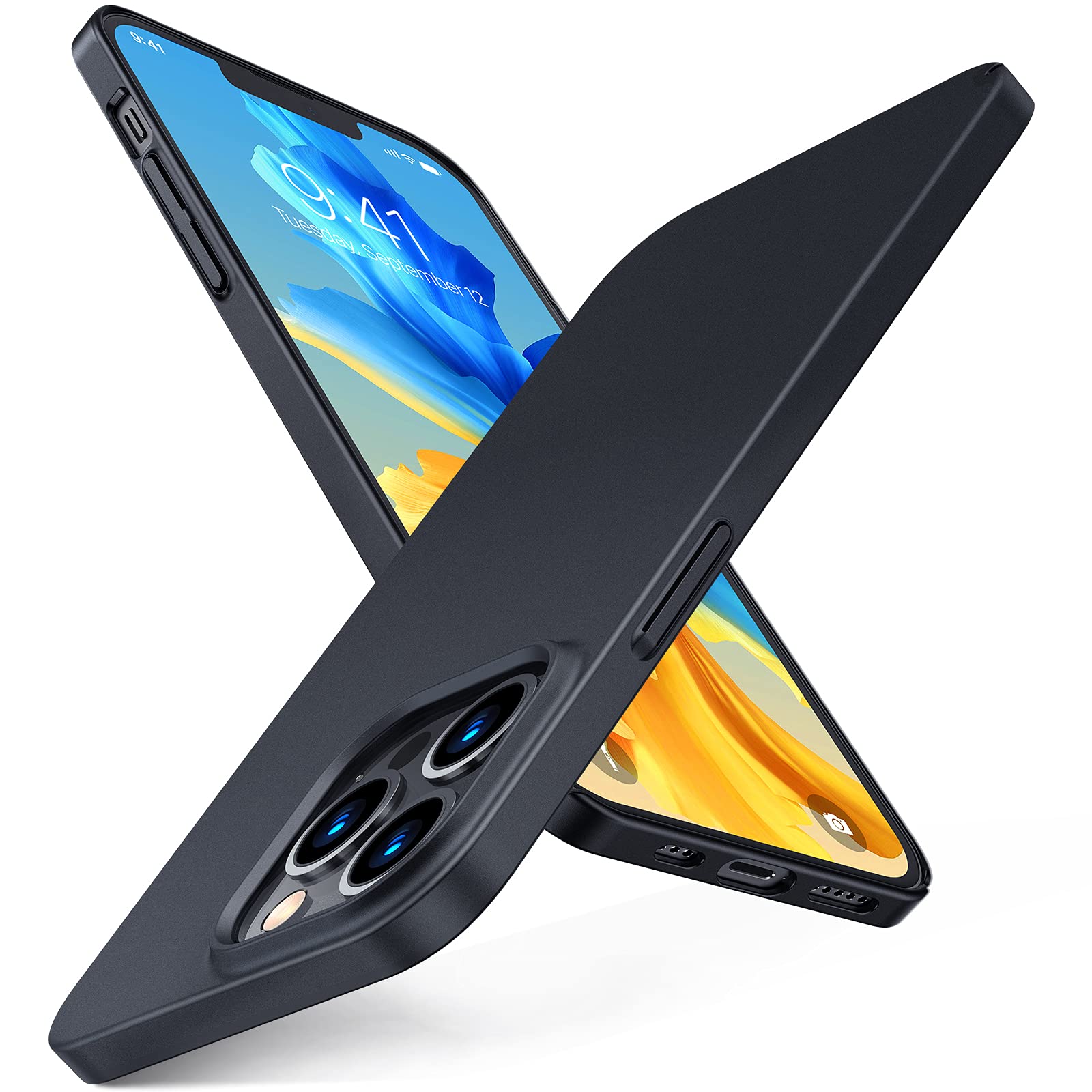 Amazon.com: TORRAS Slim Fit for iPhone 13 Pro Max Case, Ultra-Thin