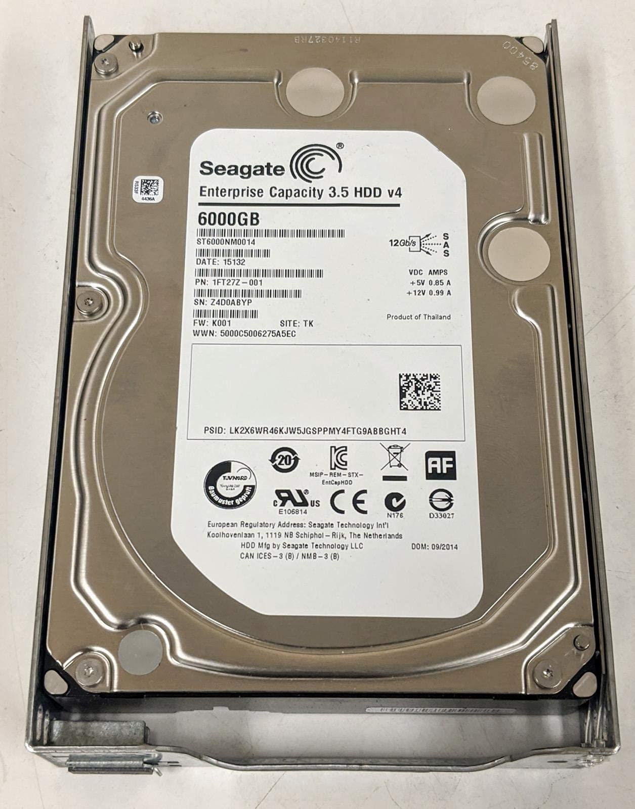 Amazon.com: Seagate ST6000NM0014 6TB Enterprise Desktop Hard Disk