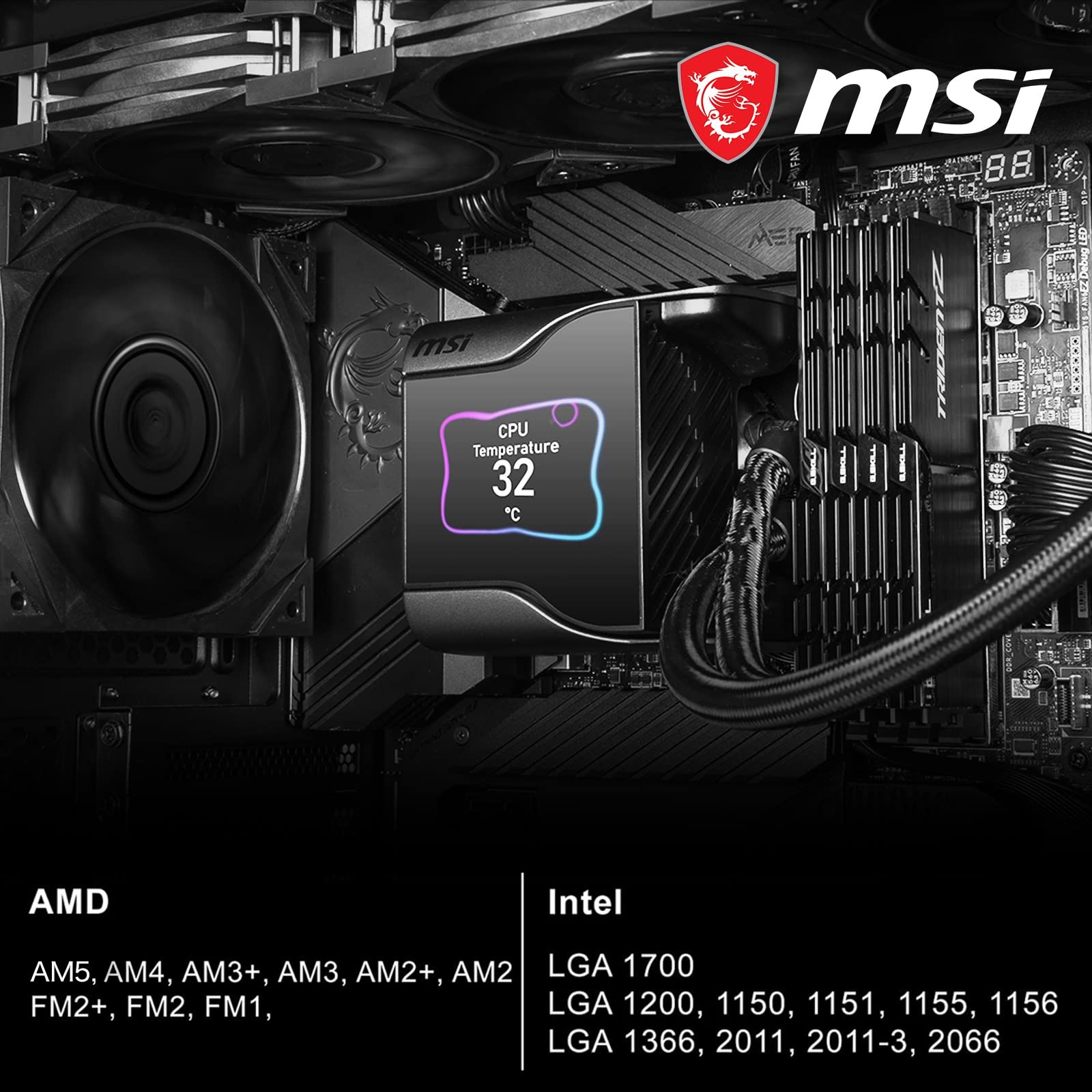 Amazon | MSI MEG CORELIQUID S360 簡易水冷CPUクーラー LGA1700対応