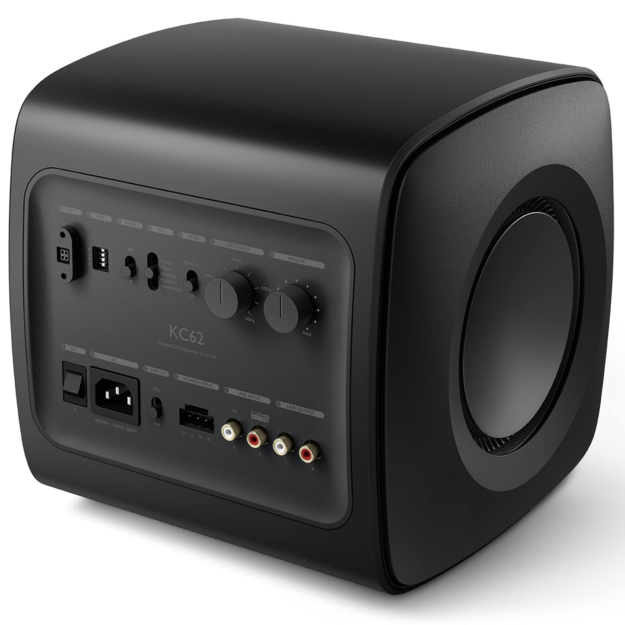 Amazon.co.jp: KEF KC62 サブウーファー / 1,000ワット / クラスD