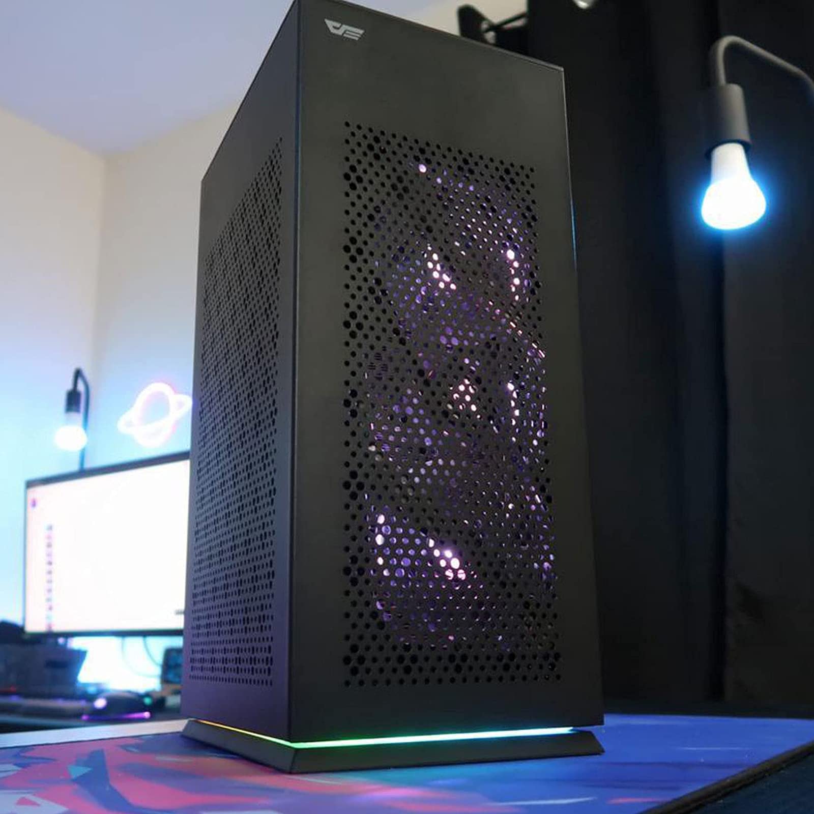 Amazon.co.jp: darkFlash DLH21 PCケース ミニタワータイプ ITXケース