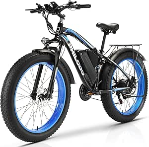 PHILODO 公道走行OK！26インチ電動自転車ファットバイク26*4.0迫力の