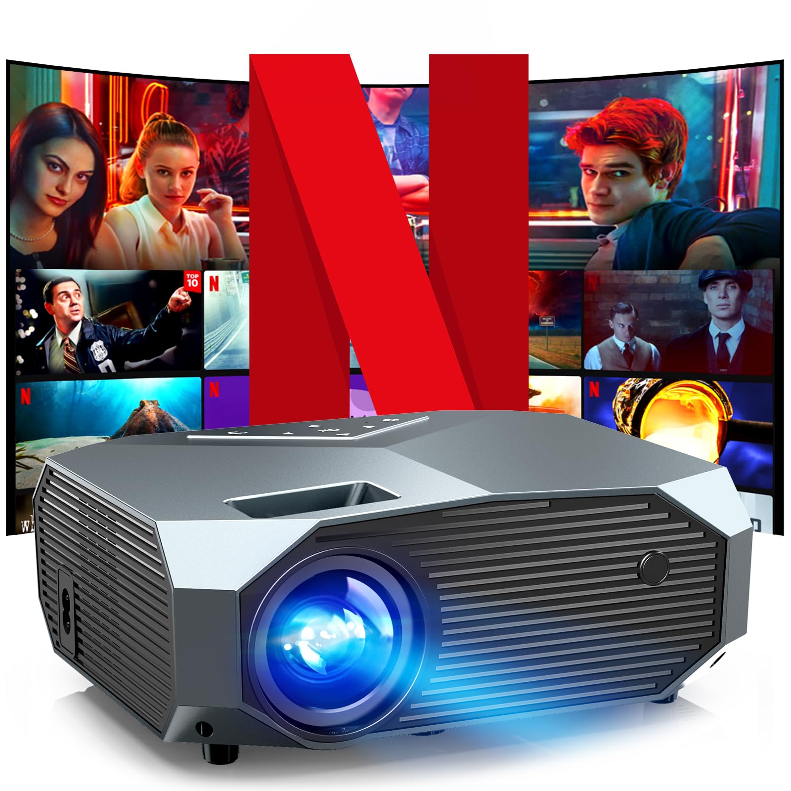 Amazon.co.jp: YOWHICK プロジェクター 家庭用 小型 【1080Pネイティブ