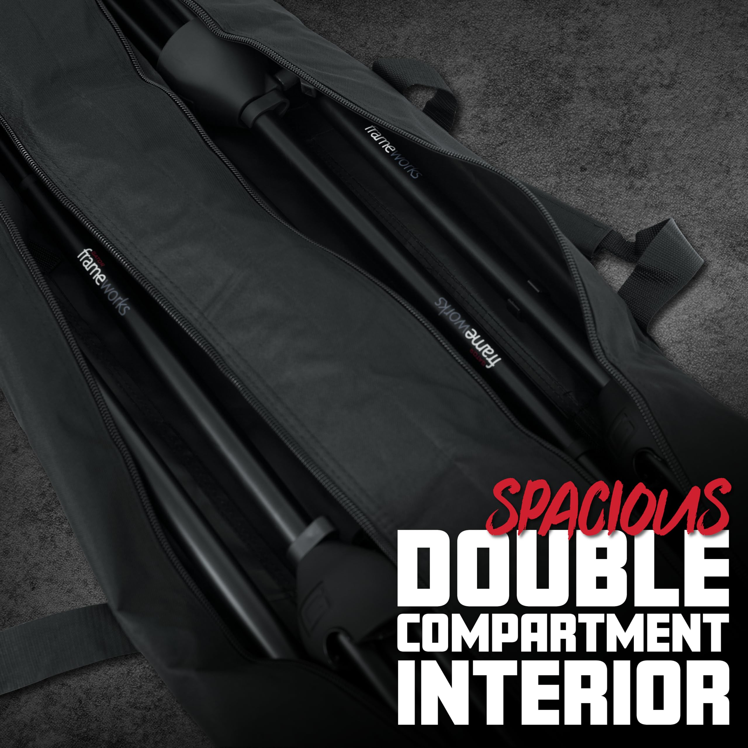 Amazon.com: Gator Cases Dual Compartment Stand Carry Bag with 50