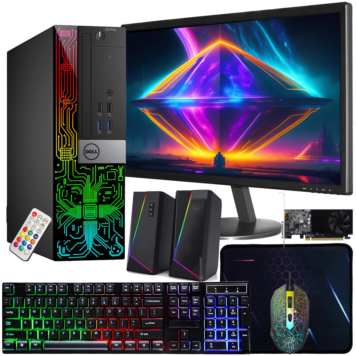 Amazon.com: Dell OptiPlex 3060 SFF RGB Gaming Desktop, Intel Core