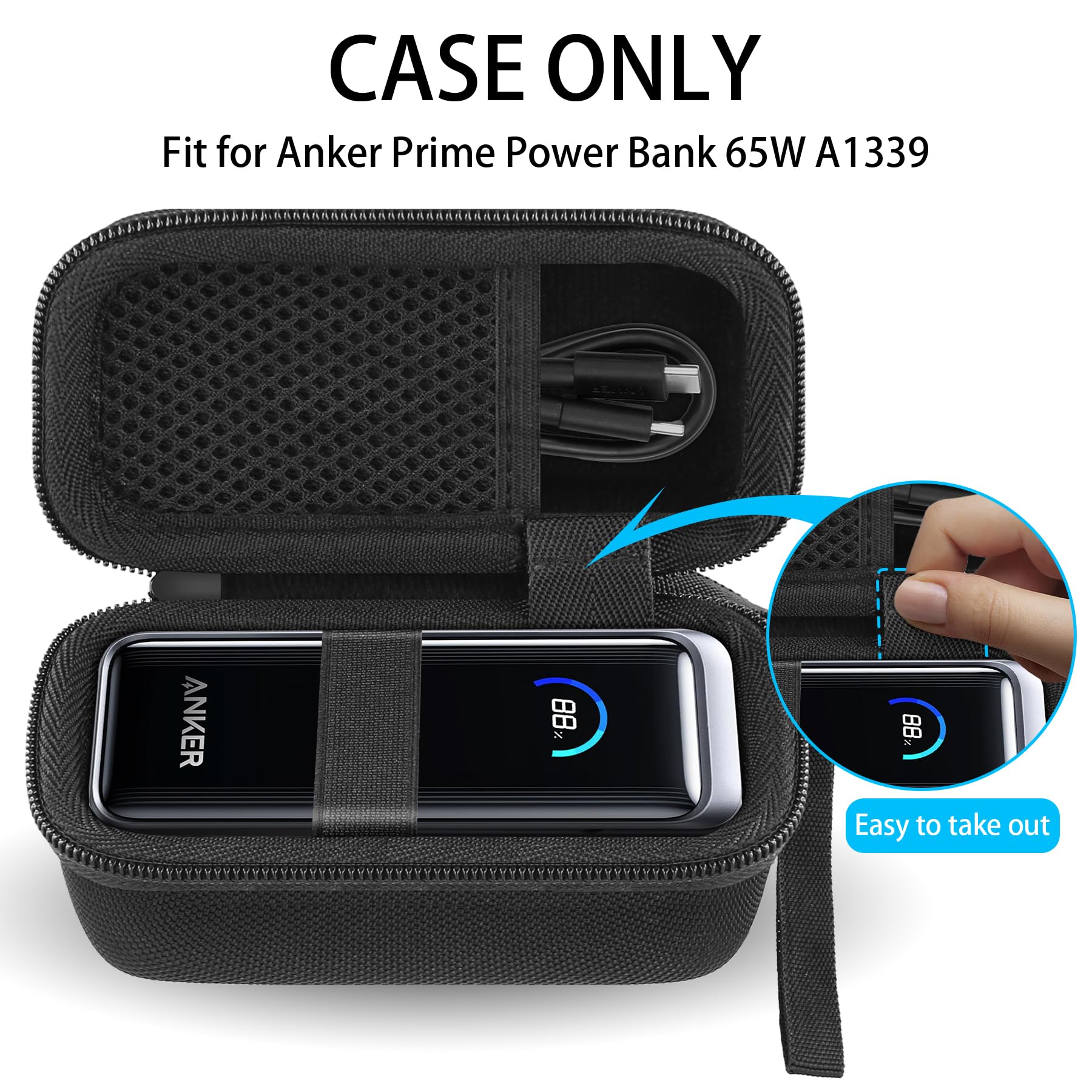 Amazon | （ケースのみ）Anker Prime Power Bank (9600mAh, 65W