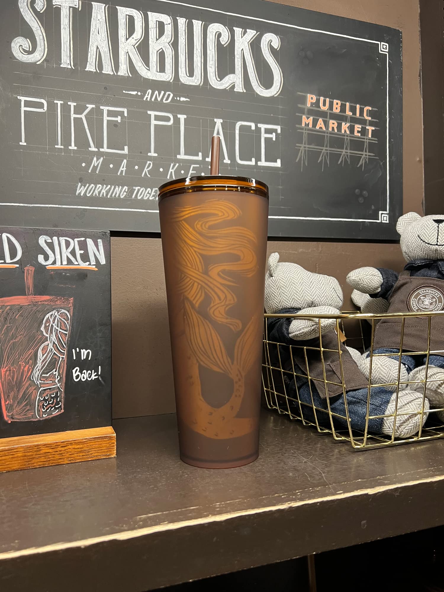 Amazon.com | The First Starbucks Store Pike Place Amber Siren Soft