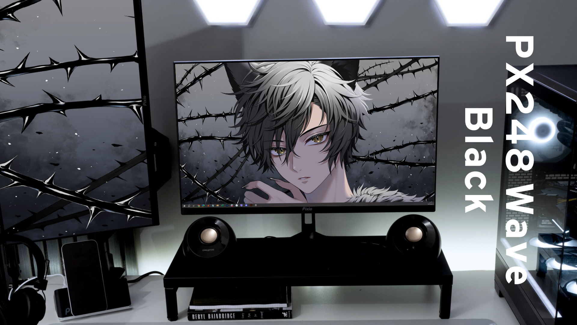 Amazon.co.jp: Pixio PX248 Wave Black ゲーミングモニター 23.8インチ