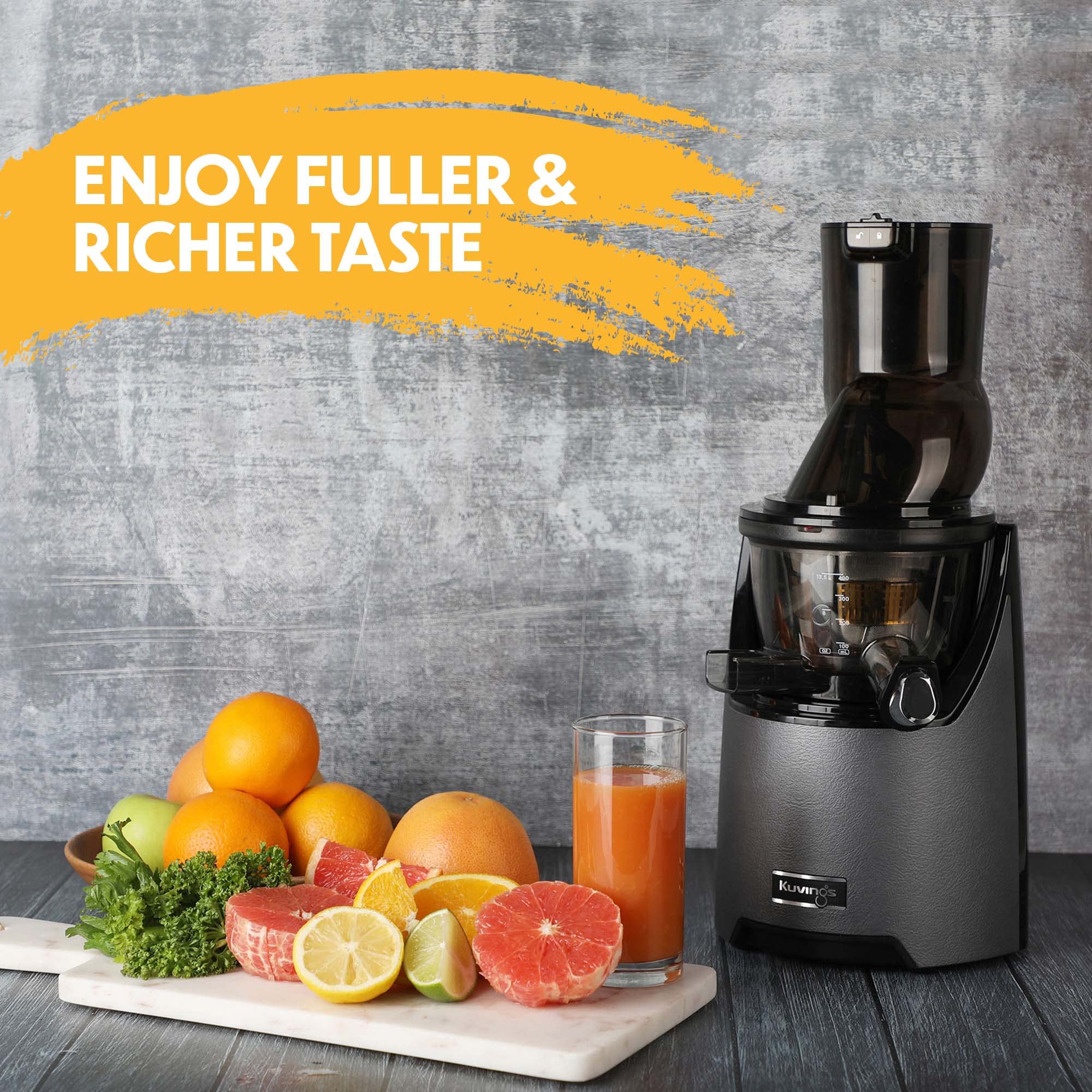 Kuvings Whole Slow Juicer EVO820CG Nutrientes e vitaminas