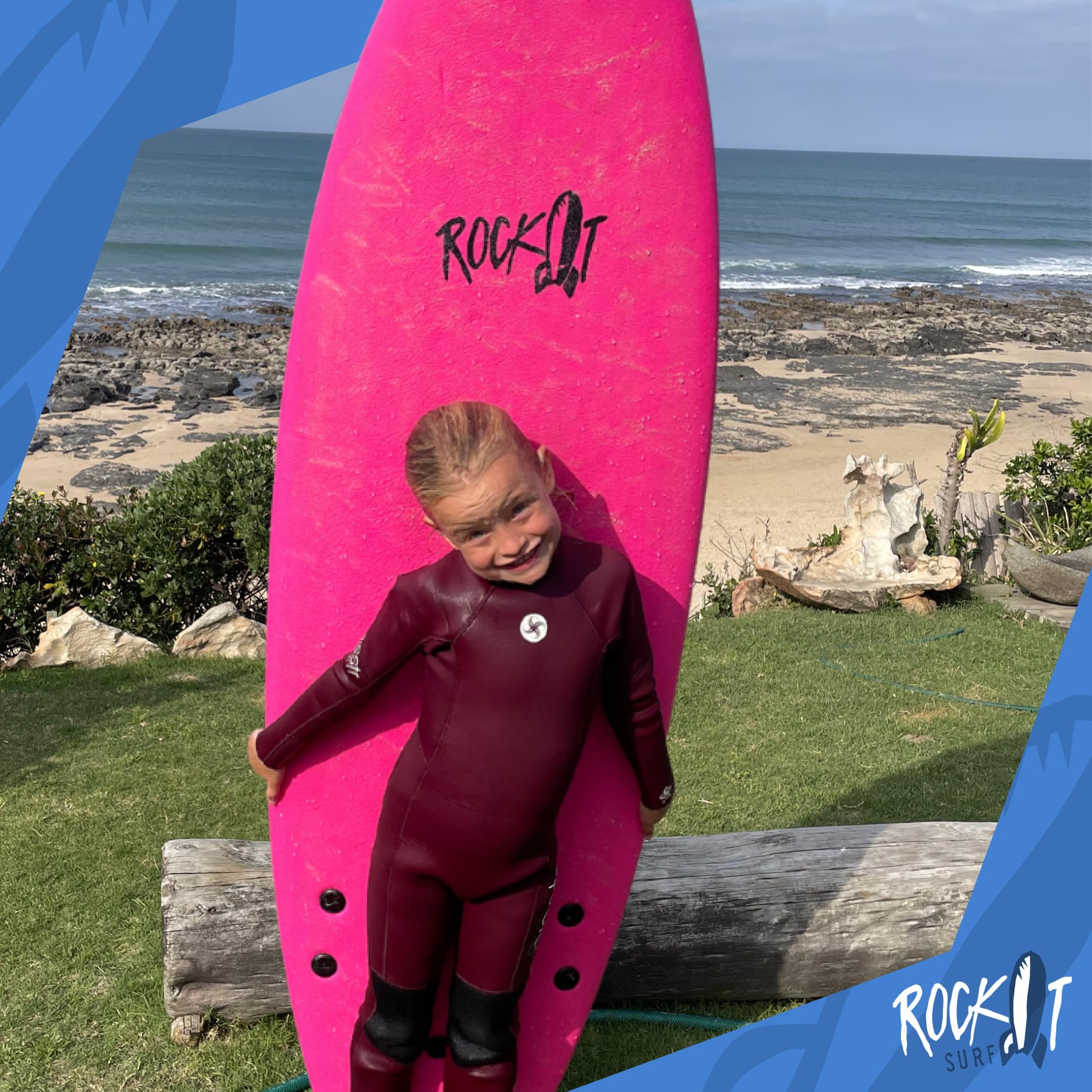 Amazon | Rock-It Albert 6フィート ソフトトップサーフボード 子供用