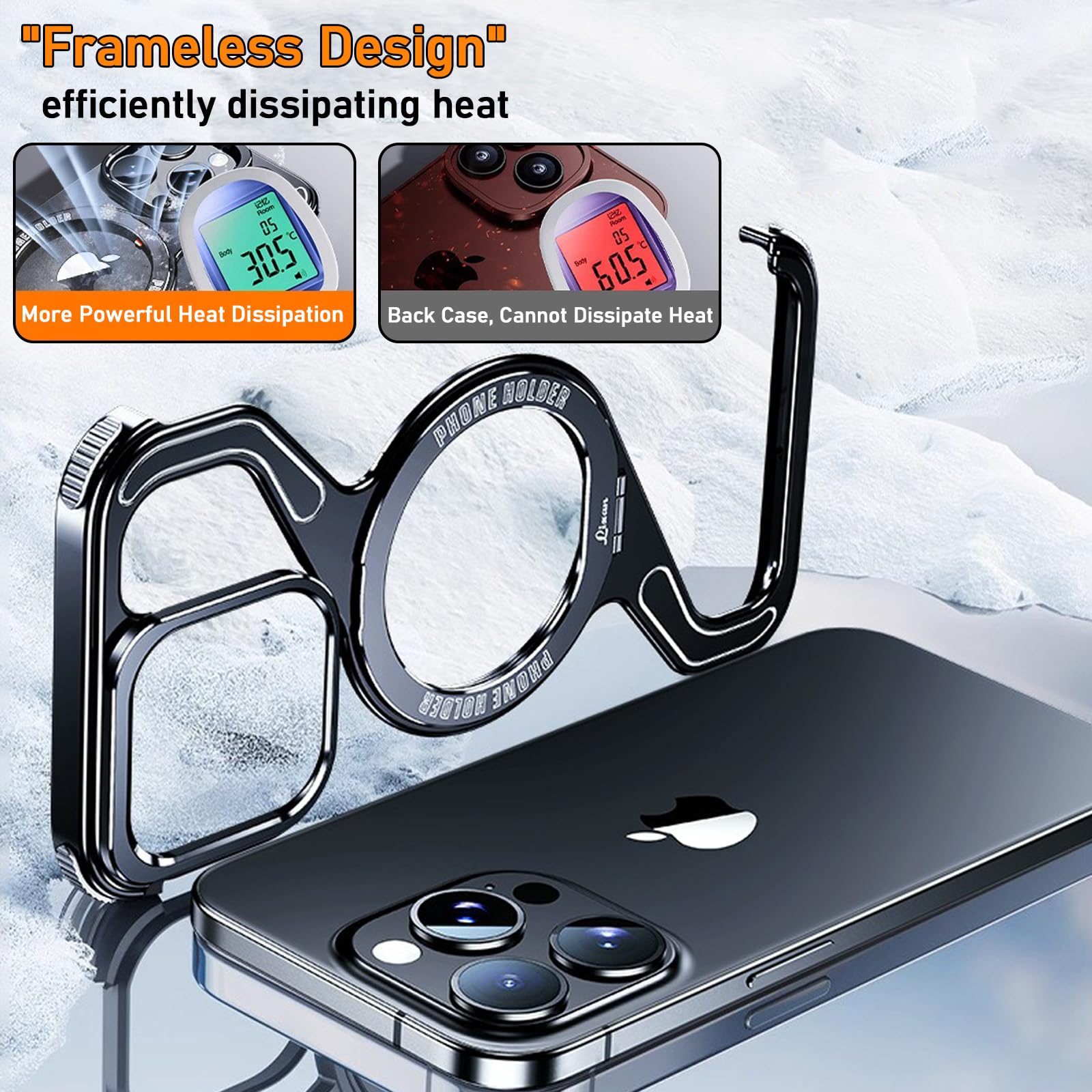 Amazon.co.jp: 【Z字型メタルスタンド・Magsafe対応】iPhone 13/13 Pro