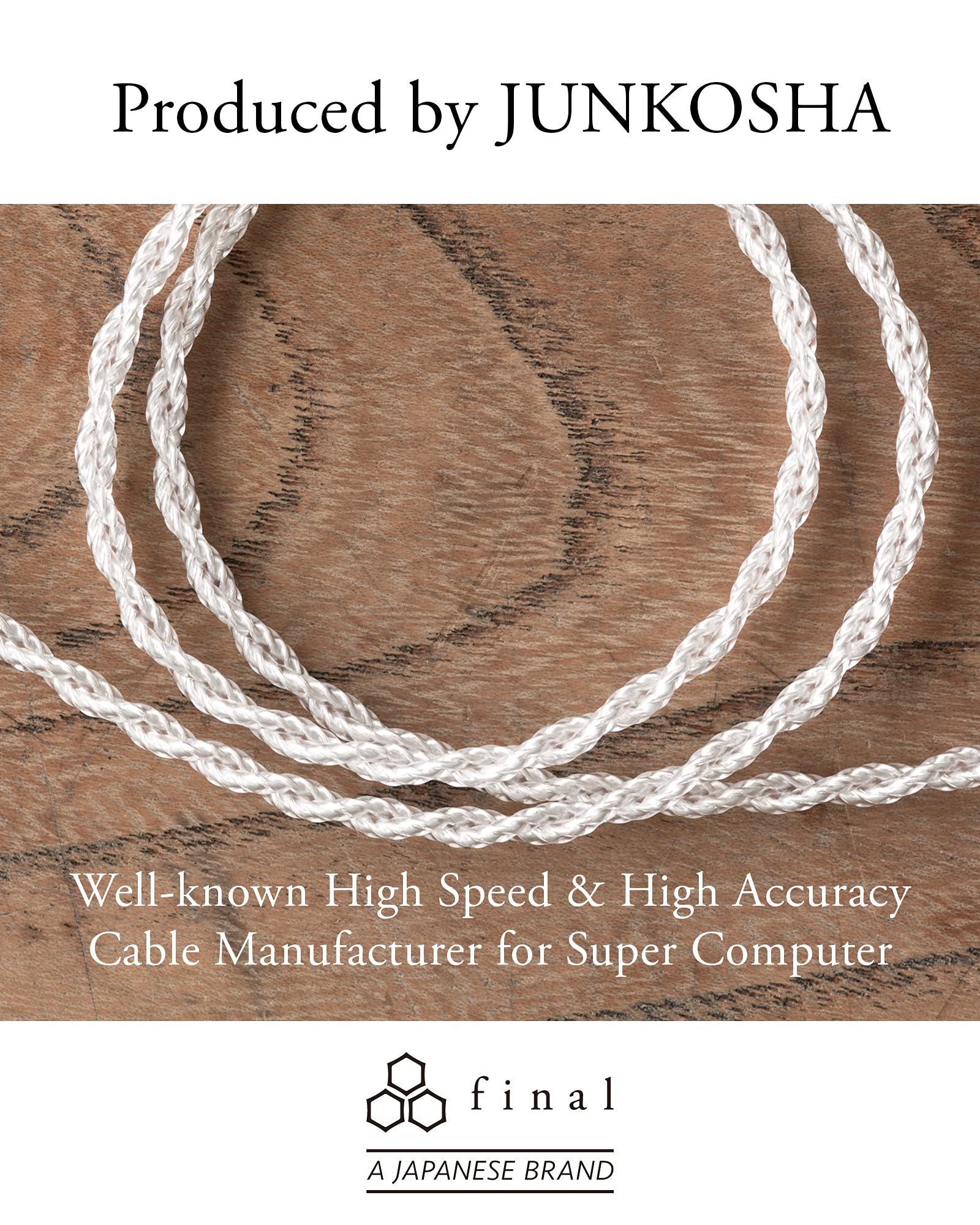 Amazon | final C106シルバーコードケーブル・高純度OFC・高伝送速度