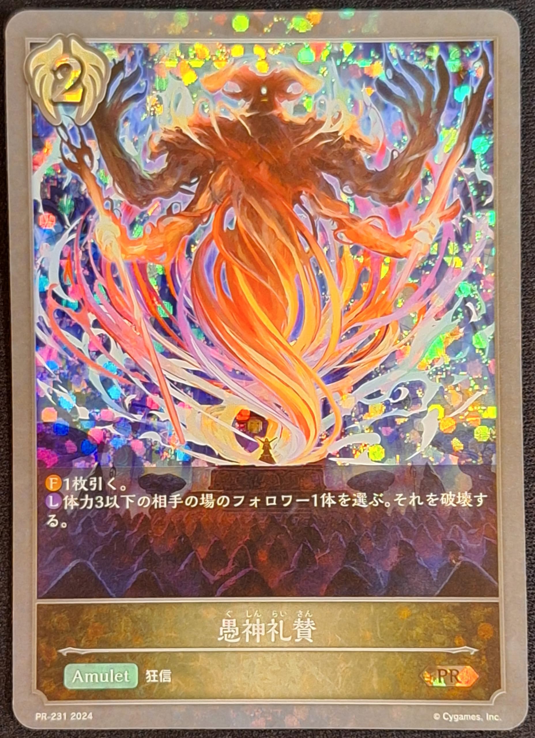 Amazon.co.jp: シャドウバース エボルヴ プロモ プレミアム PR-231 愚