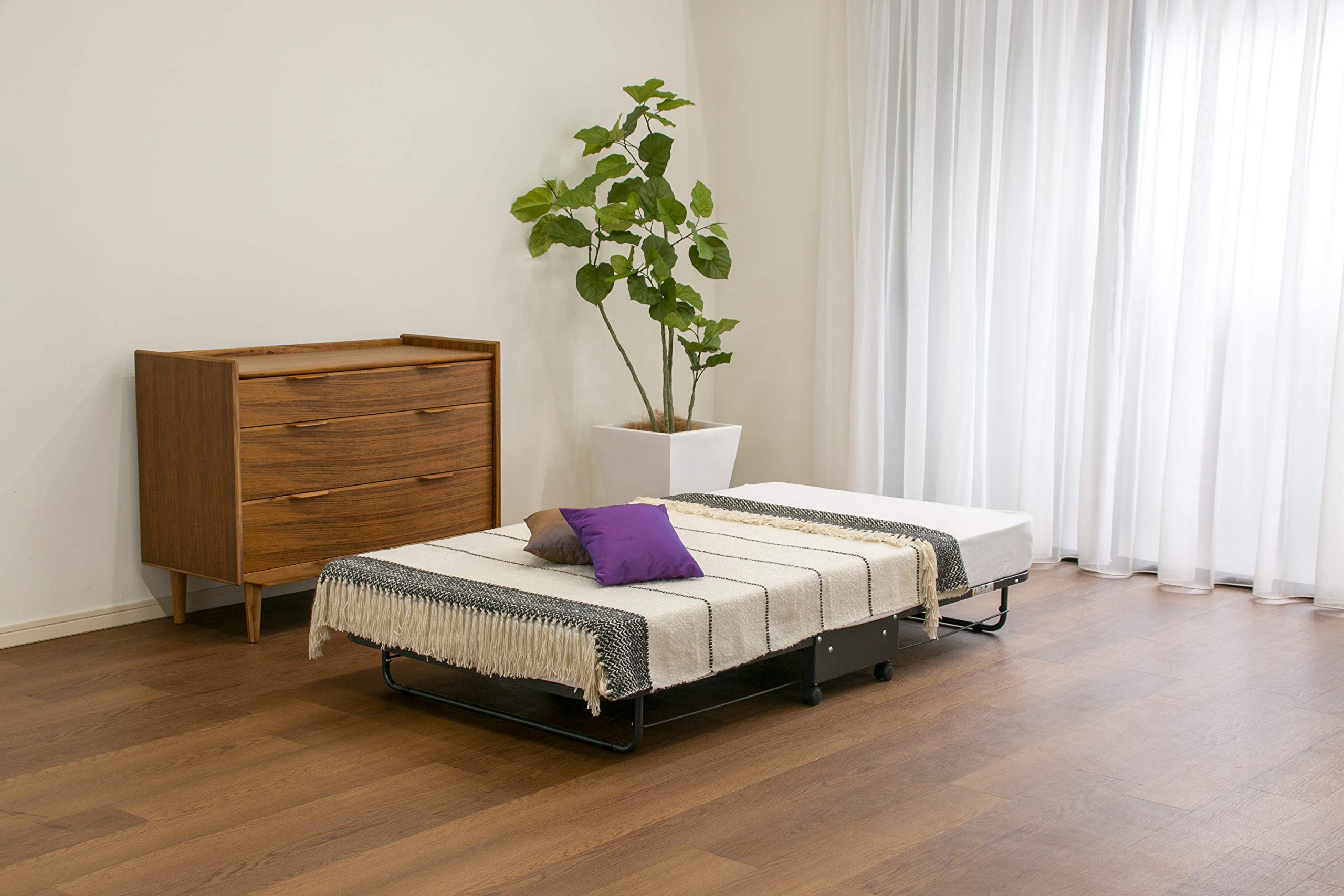 Amazon｜【フランスベッド正規品】 折り畳みベッド グレー シングル