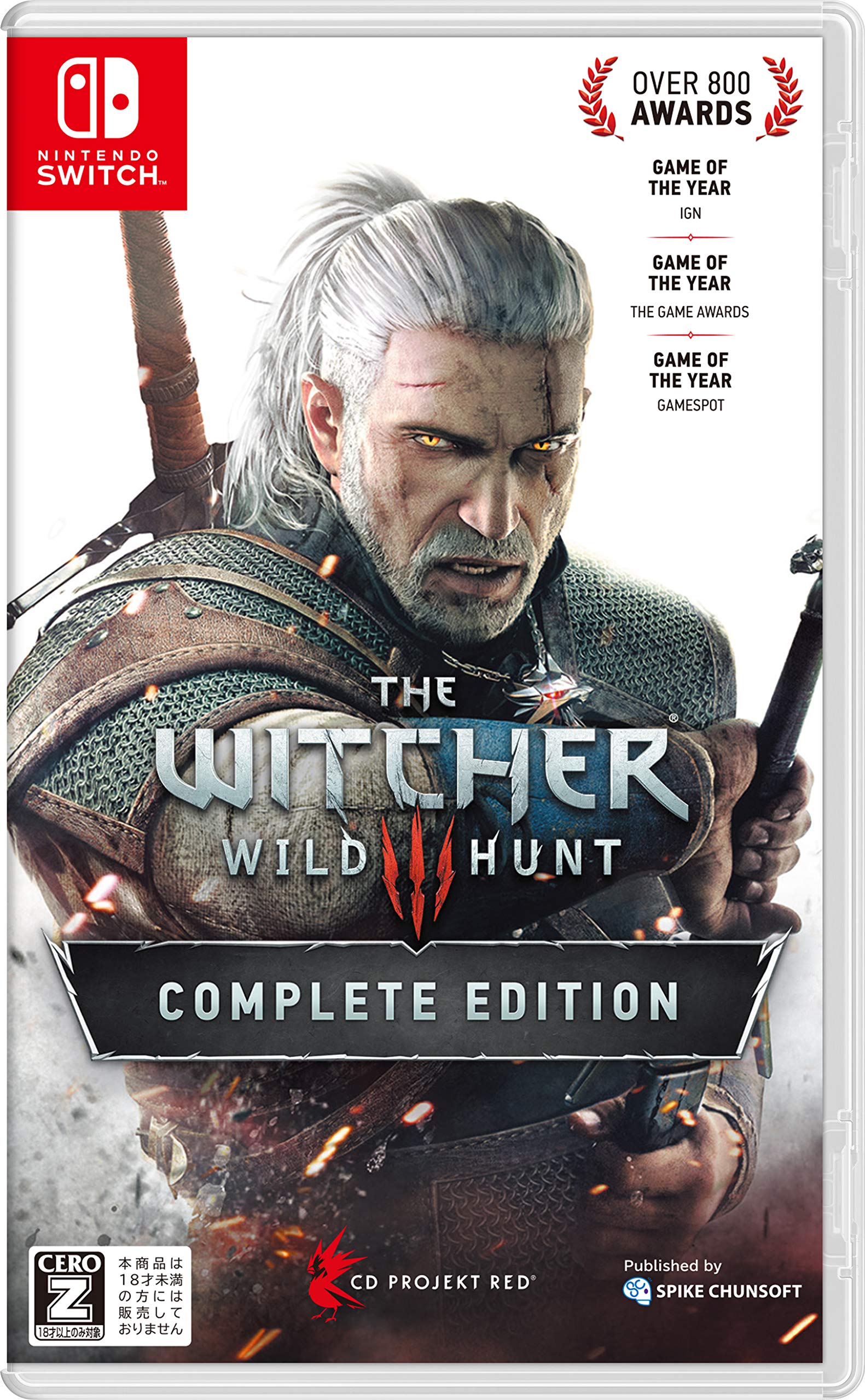Amazon.com: SPIKE CHUNSOFT THE WITCHER 3 WILD HUNT FOR NINTENDO