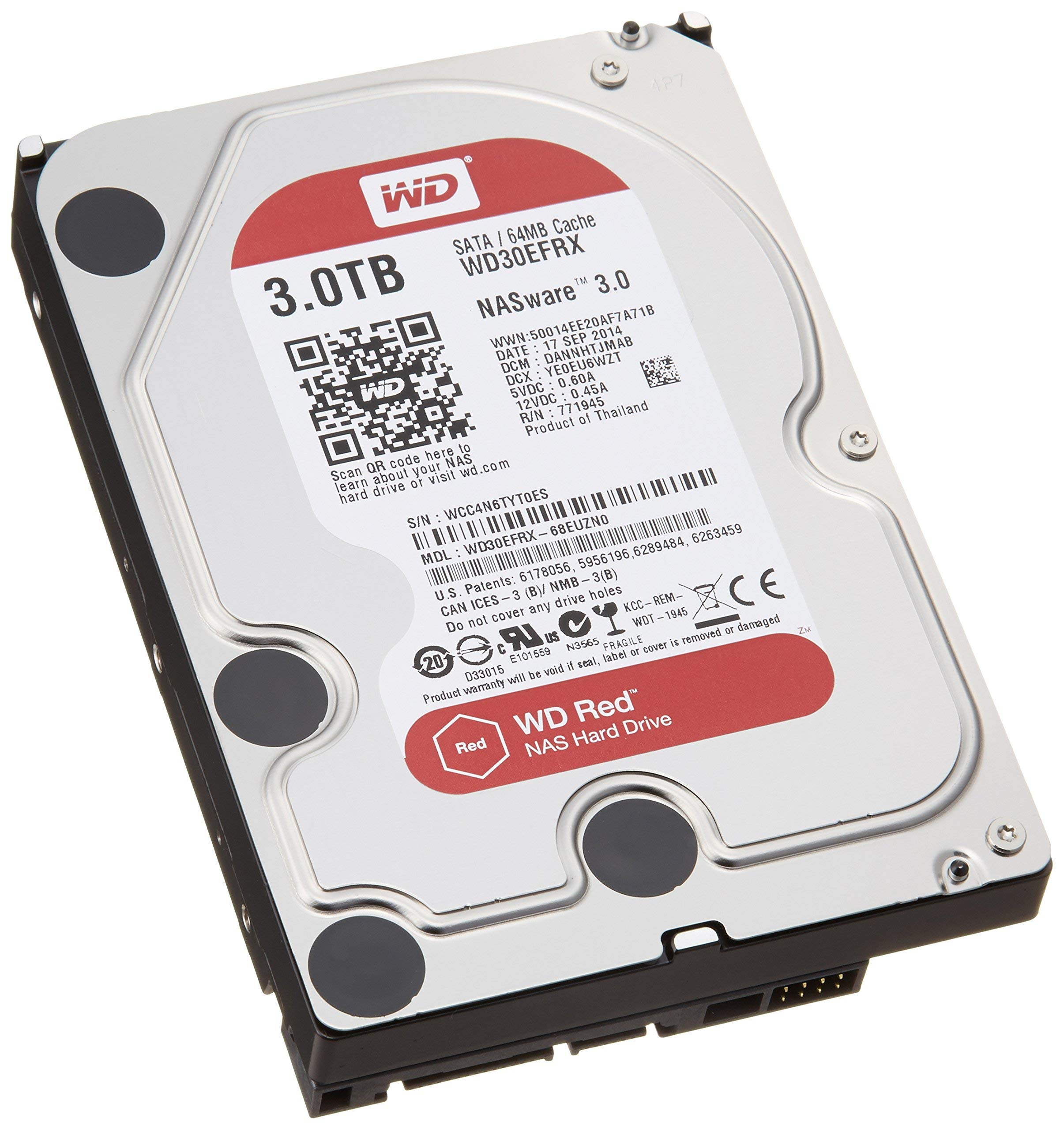 WD HDD 3TB 3.5インチ 正常 2台セット Western Digital HDD 3TB SATA