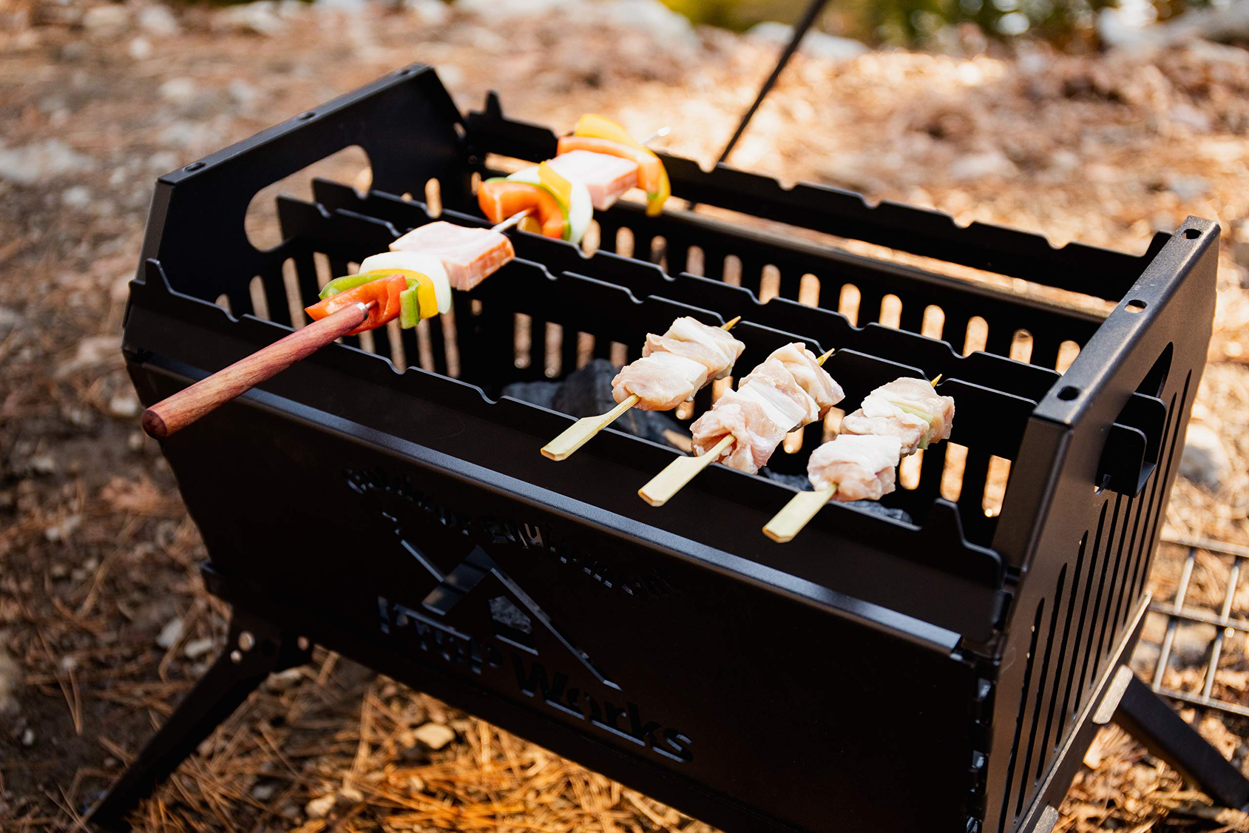 Amazon.co.jp: Propworks 焚火台串焼き オプション バーベキュー用