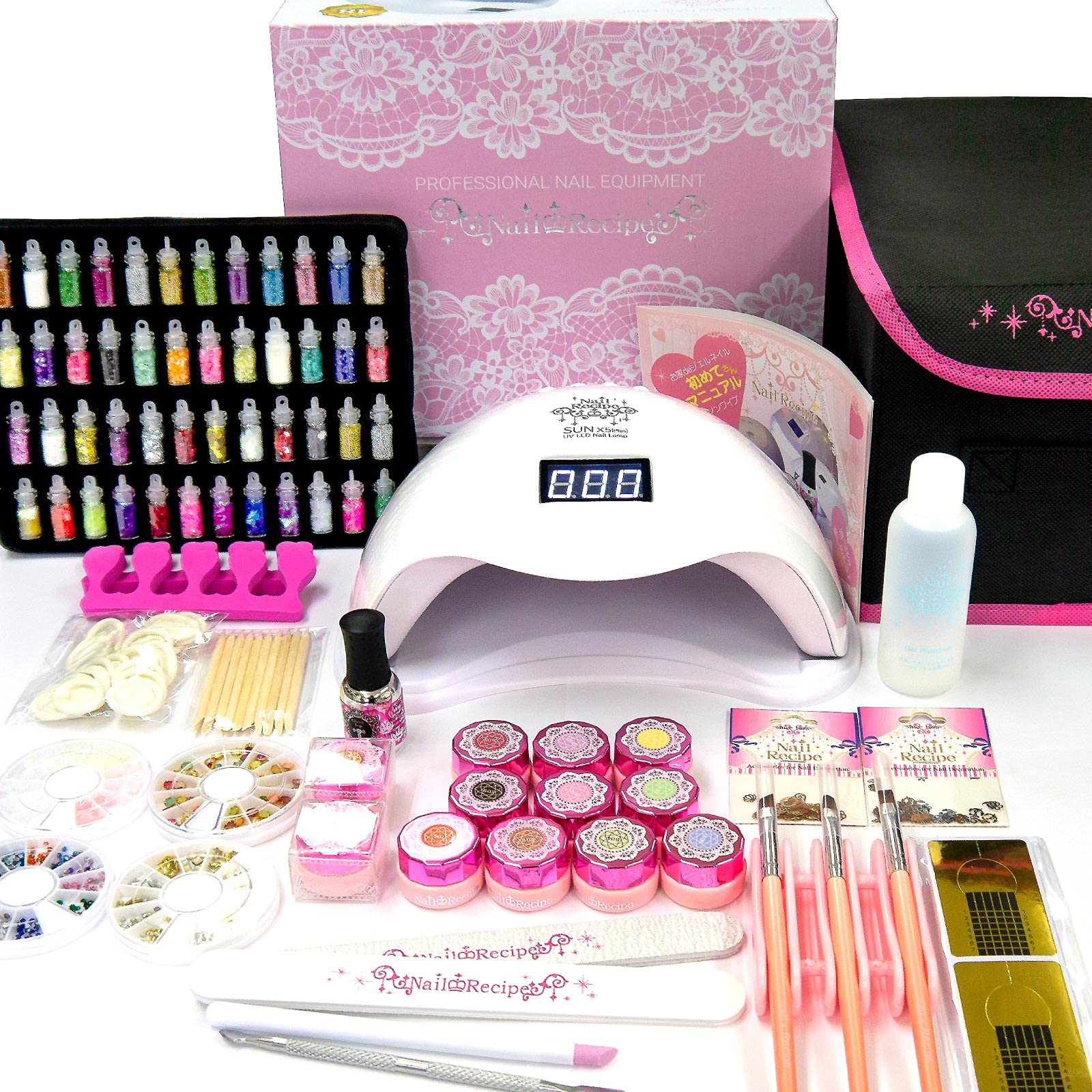 Amazon | NailRecipe ジェルネイル スターターキット 道具一式付